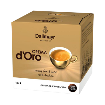 Nescafé Dolce Gusto Dallmayr Crema d'Oro 7, 16 Kaffeekapseln, 120g